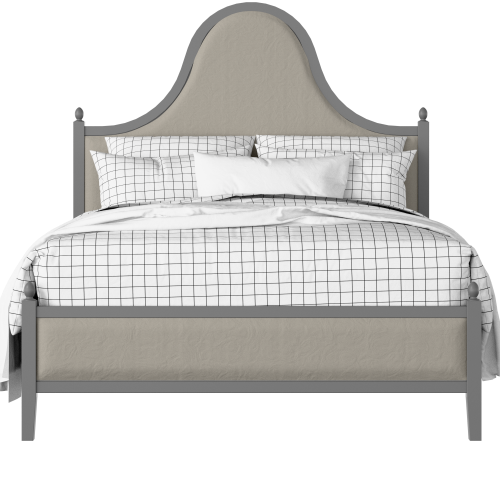 Bryce Upholstered painted wood bed with upholstery - Thumbnail
