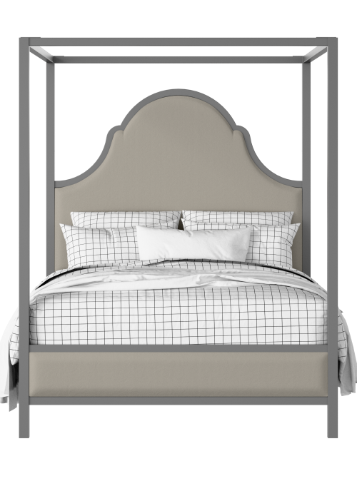 Joyce Upholstered painted wood bed with upholstery - Thumbnail