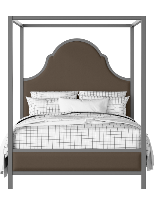 Joyce Upholstered painted wood bed with upholstery - Thumbnail