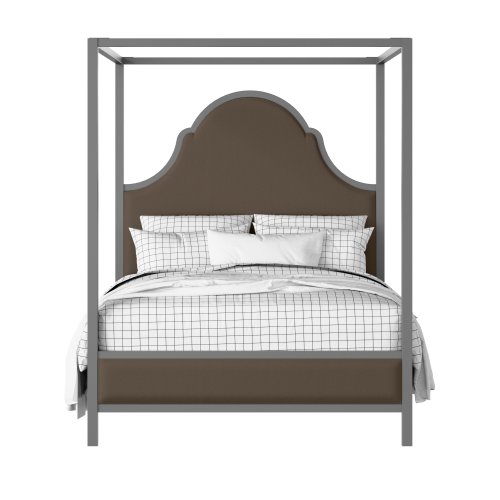 Joyce Upholstered painted wood bed with upholstery - Thumbnail