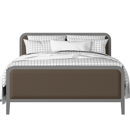 Keats Upholstered painted wood bed with upholstery - Thumbnail