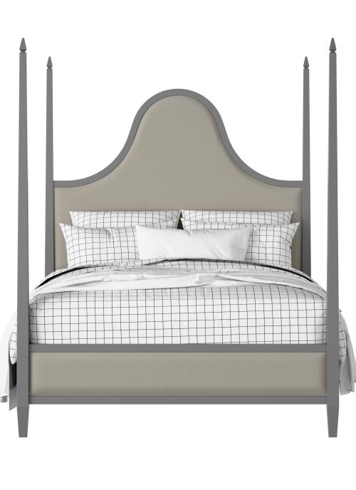 Kelly Upholstered painted wood bed with upholstery - Thumbnail