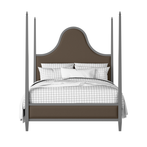 Kelly Upholstered painted wood bed with upholstery - Thumbnail