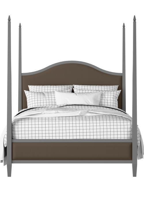 Larkin Slim Upholstered painted wood bed with upholstery - Thumbnail