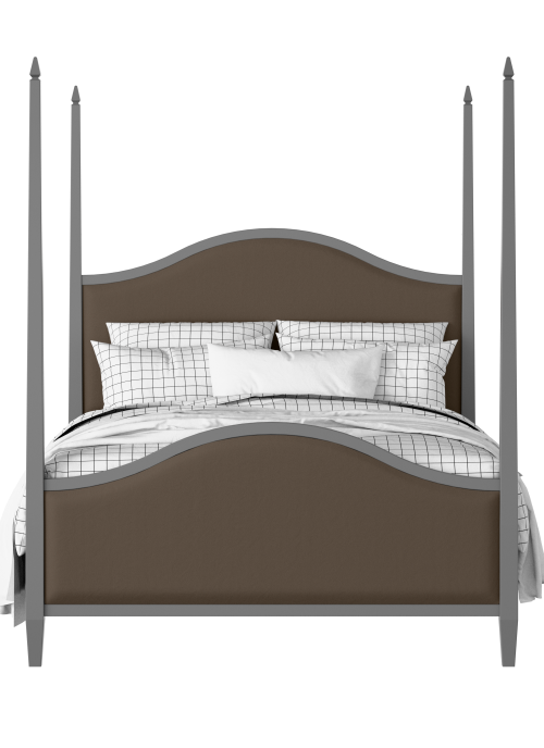 Larkin Upholstered painted wood bed with upholstery - Thumbnail