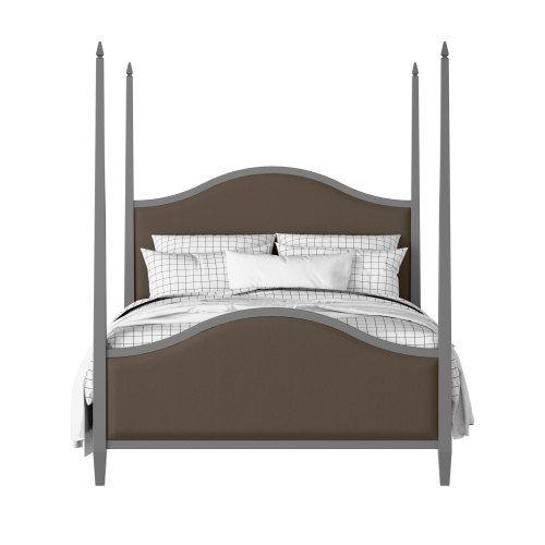 Larkin Upholstered painted wood bed with upholstery - Thumbnail