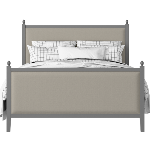 Marbella Upholstered painted wood bed with upholstery - Thumbnail