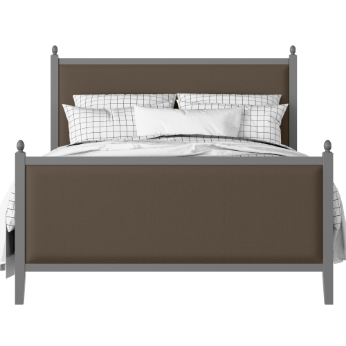 Marbella Upholstered painted wood bed with upholstery - Thumbnail