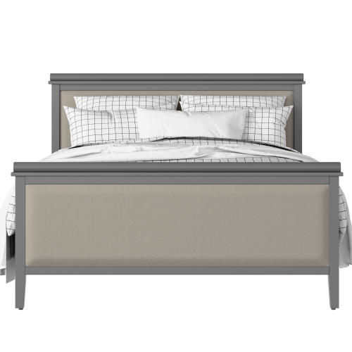 Nocturne Upholstered painted wood bed with upholstery - Thumbnail