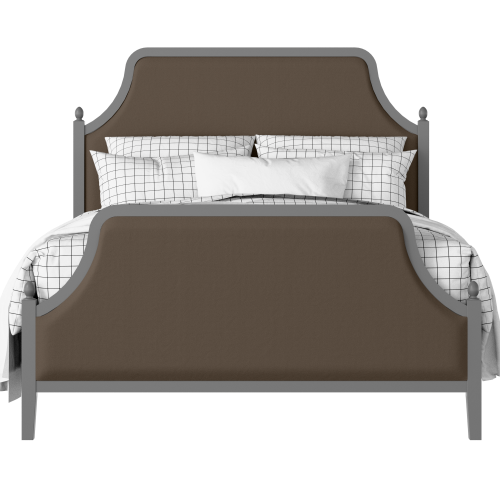 Ruskin Upholstered painted wood bed with upholstery - Thumbnail