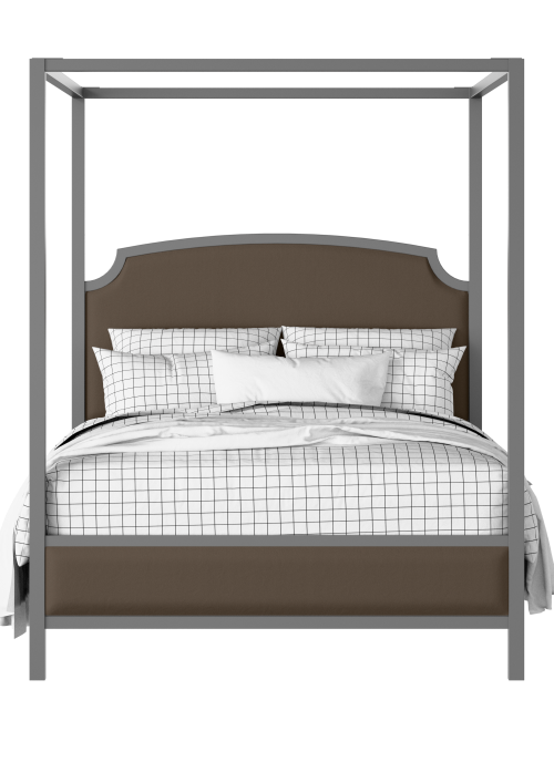 Shelley Slim Upholstered painted wood bed with upholstery - Thumbnail