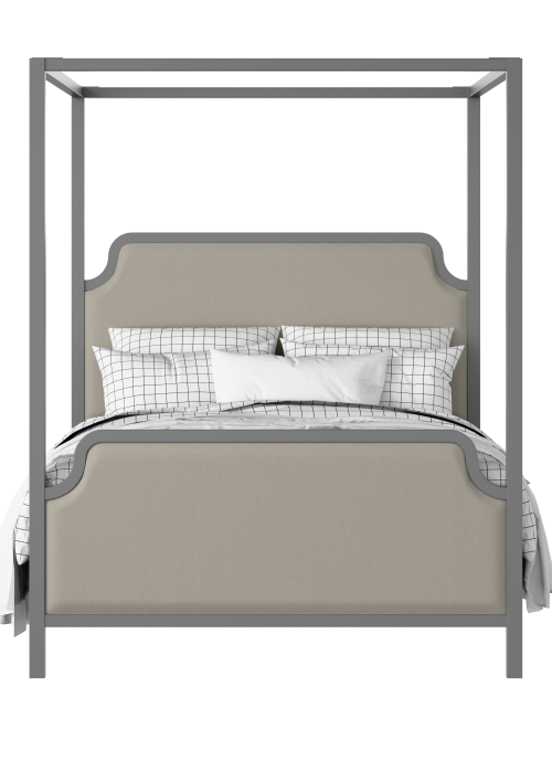 Tate Upholstered painted wood bed with upholstery - Thumbnail