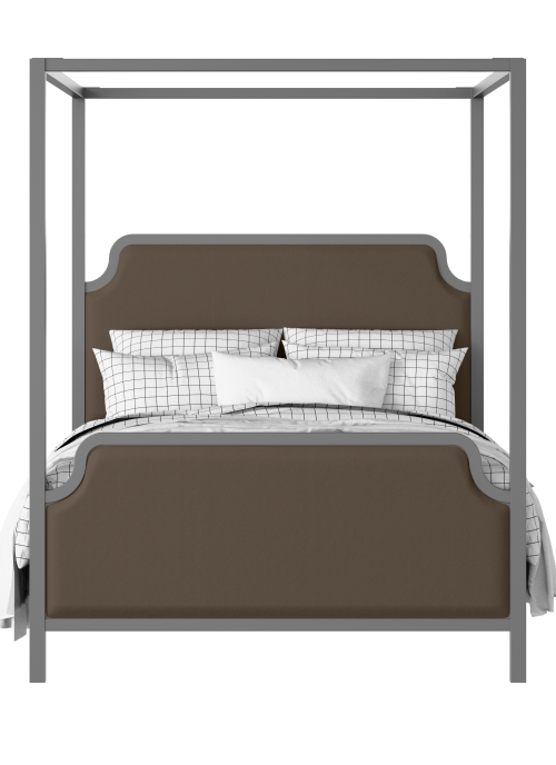 Tate Upholstered painted wood bed with upholstery - Thumbnail