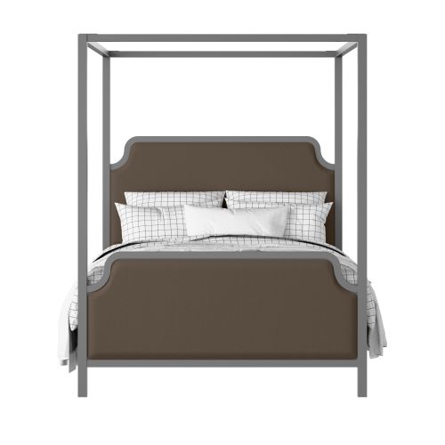 Tate Upholstered painted wood bed with upholstery - Thumbnail