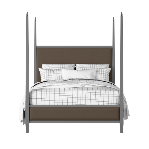 Warton Upholstered painted wood bed with upholstery - Thumbnail