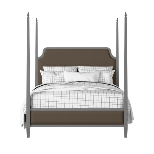 Wilde Slim Upholstered painted wood bed with upholstery - Thumbnail