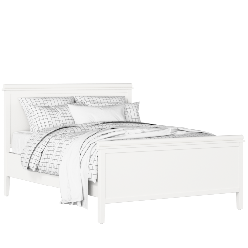 Nocturne painted wood bed in white with Juno mattress - Thumbnail