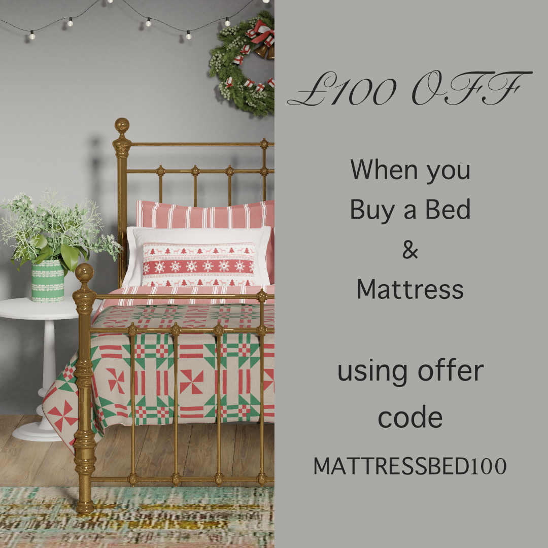 Brass beds & bed frames made from pure brass by The Original Bed Co.