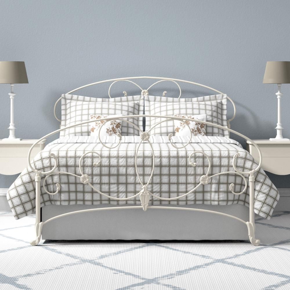 White metal bed frames & white iron beds Original Bed Co UK