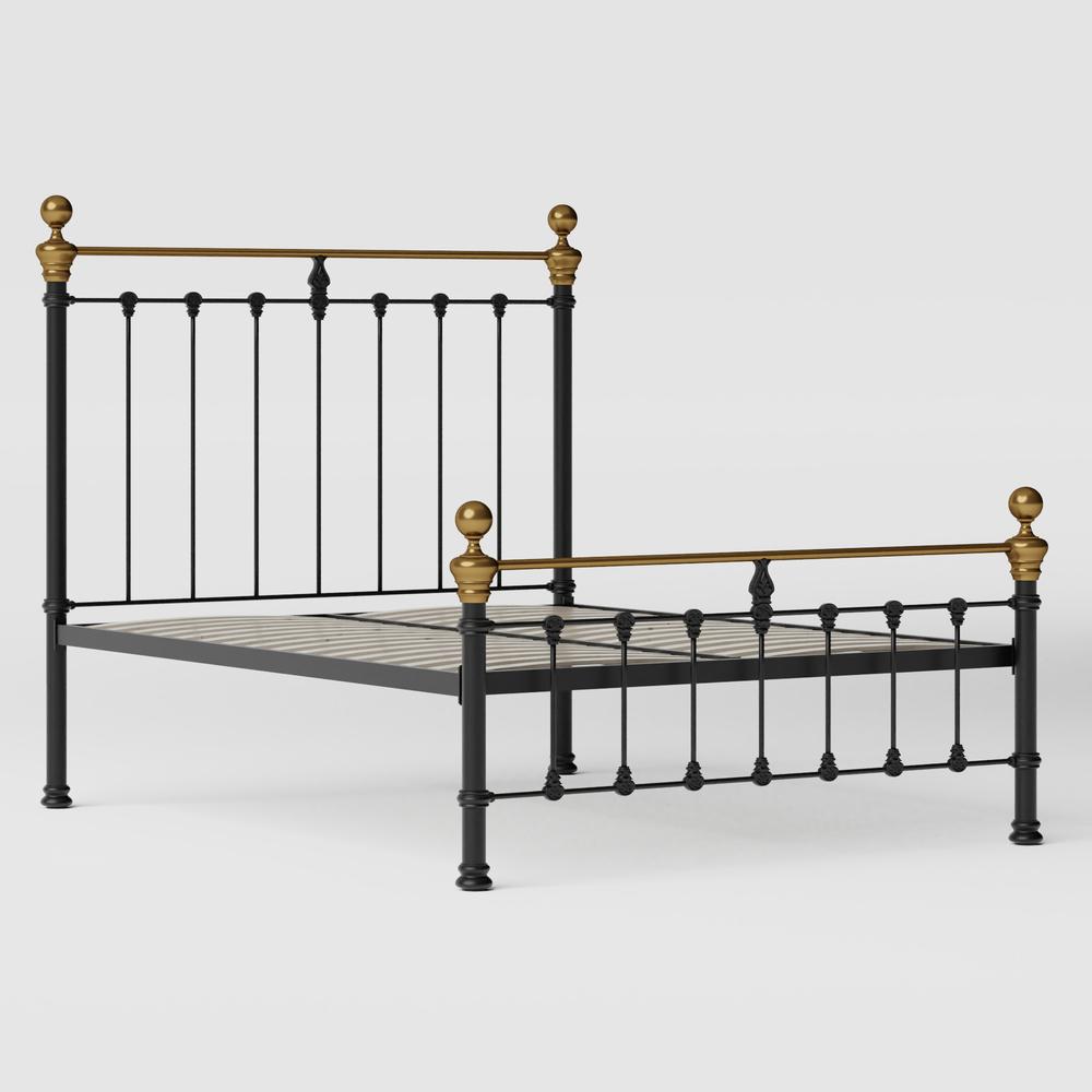 Hamilton low footend Iron Bed with wood sprung slats