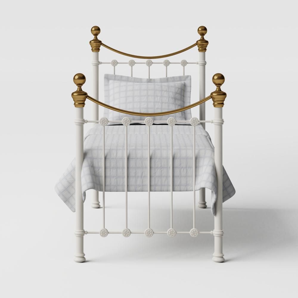 Selkirk Iron/Metal and Brass Bed Frame The Original Bed Co UK