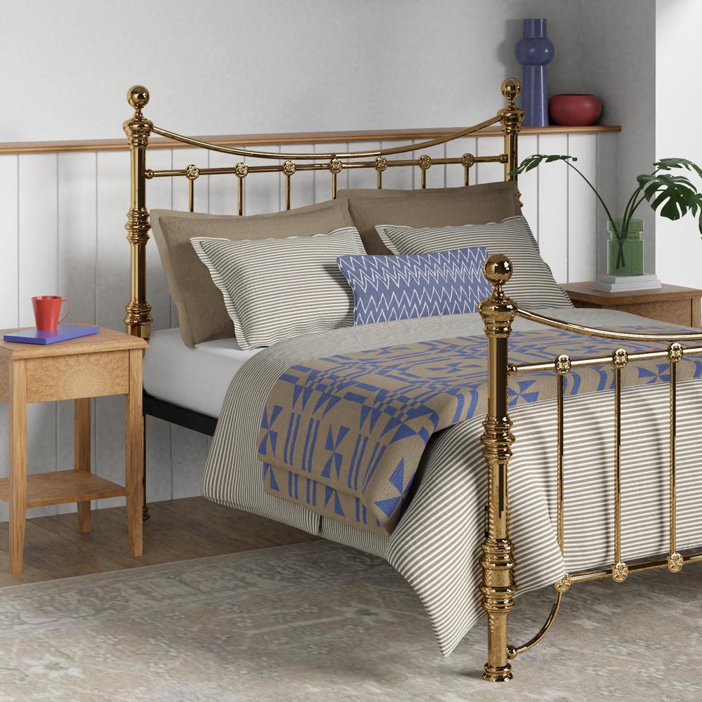 Arran brass bed frame