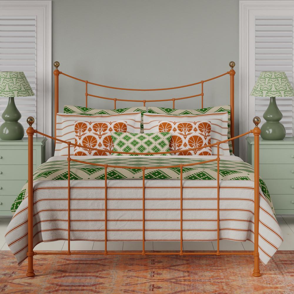 Virginia iron bed in orange