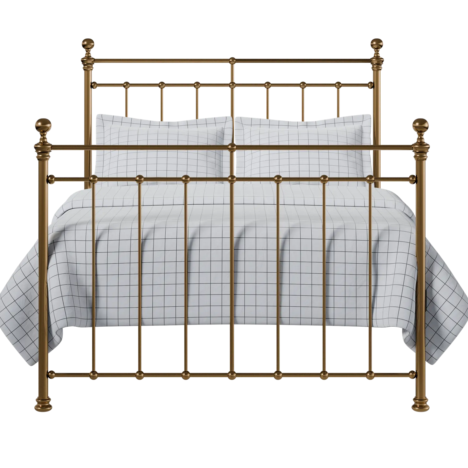 Blyth letto in ottone con materasso