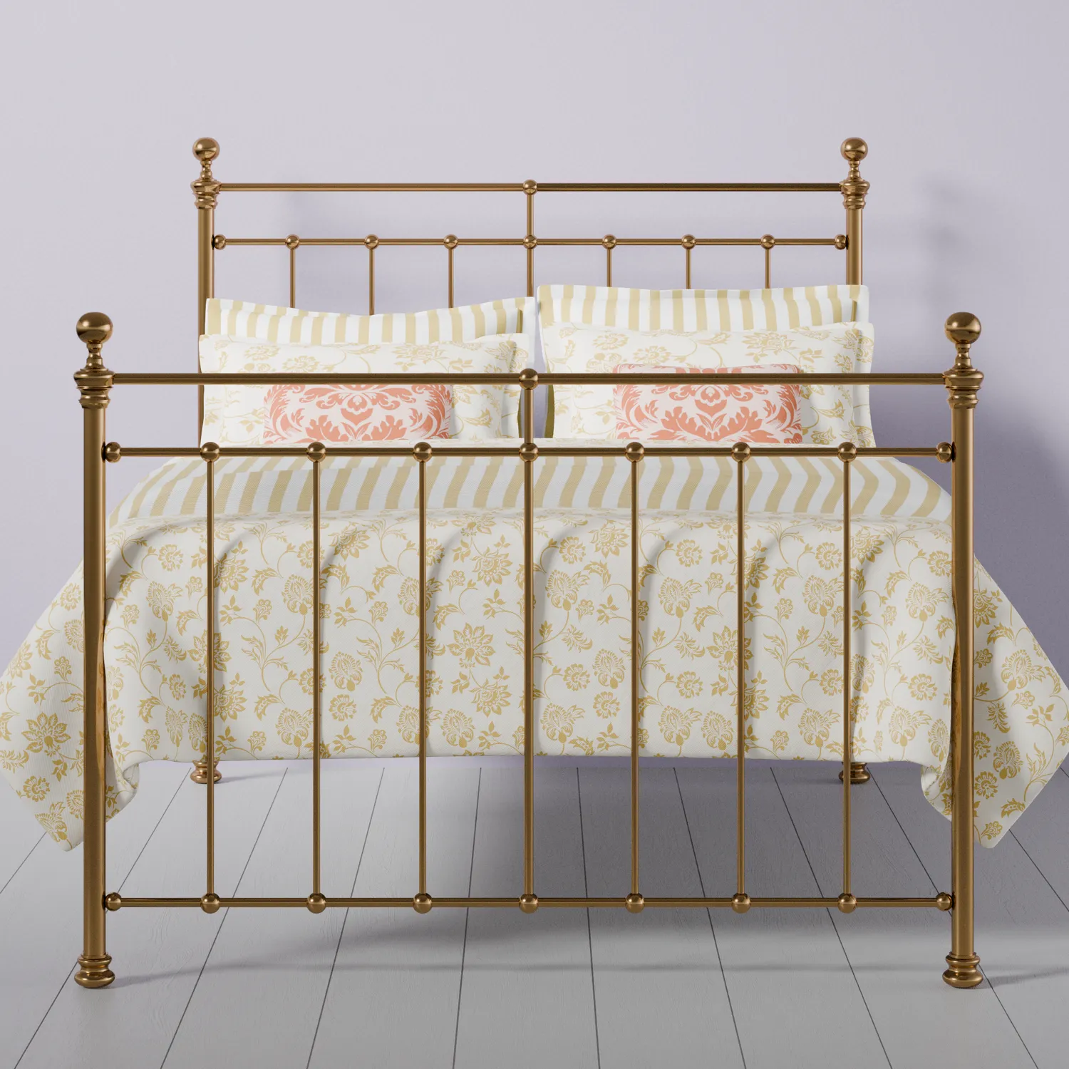 Blyth brass bed