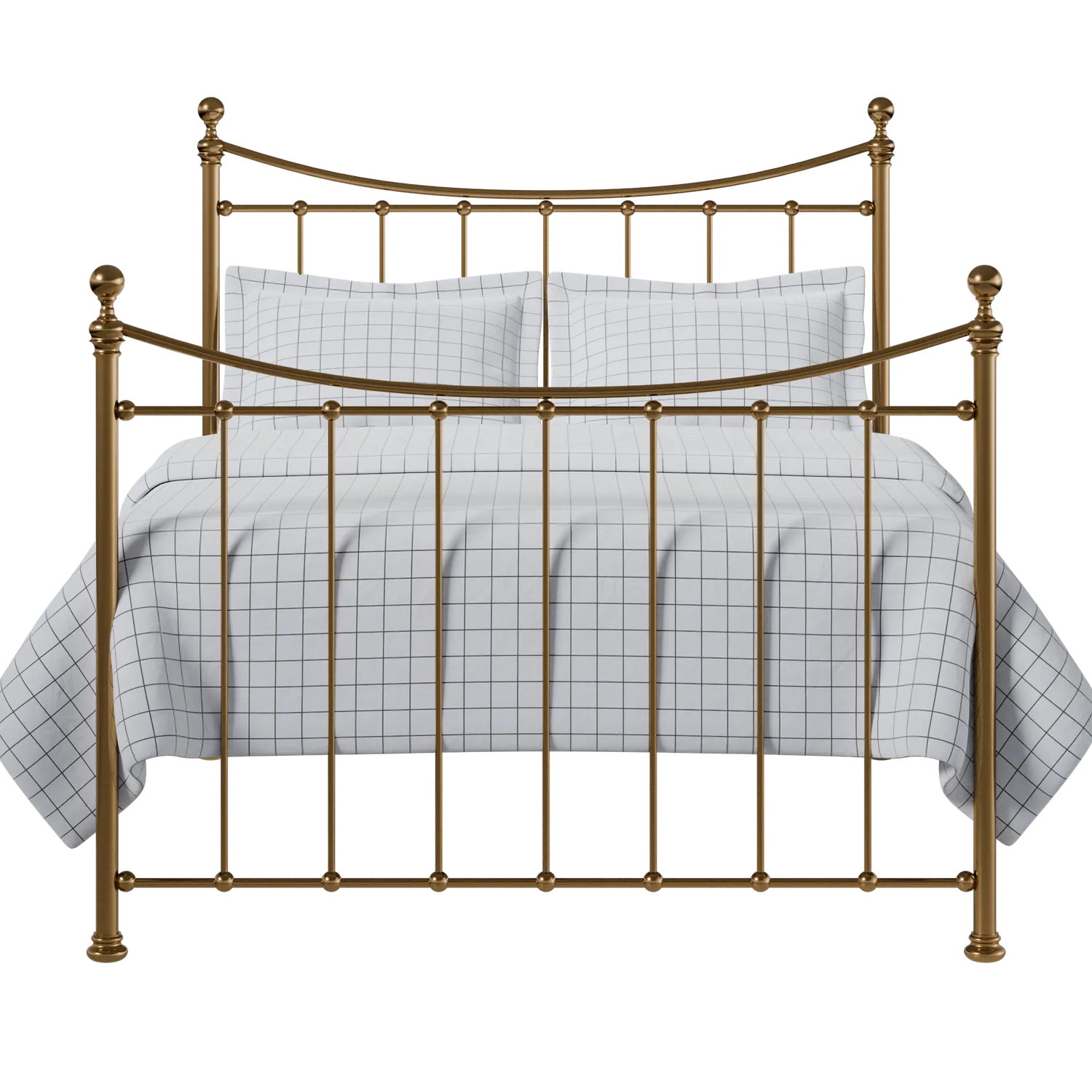 Kendal brass bed with Juno mattress