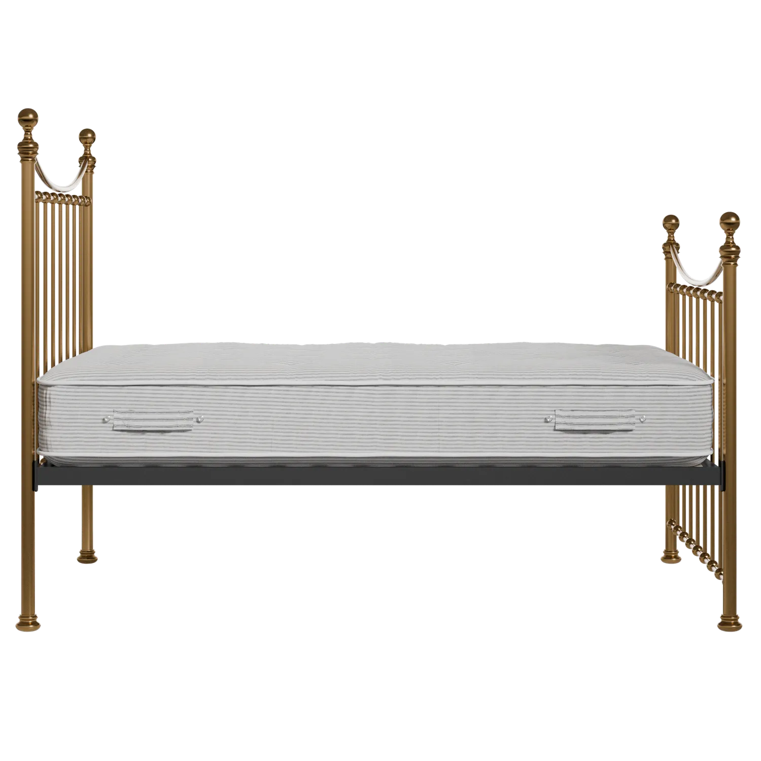 Kendal brass bed with Juno mattress