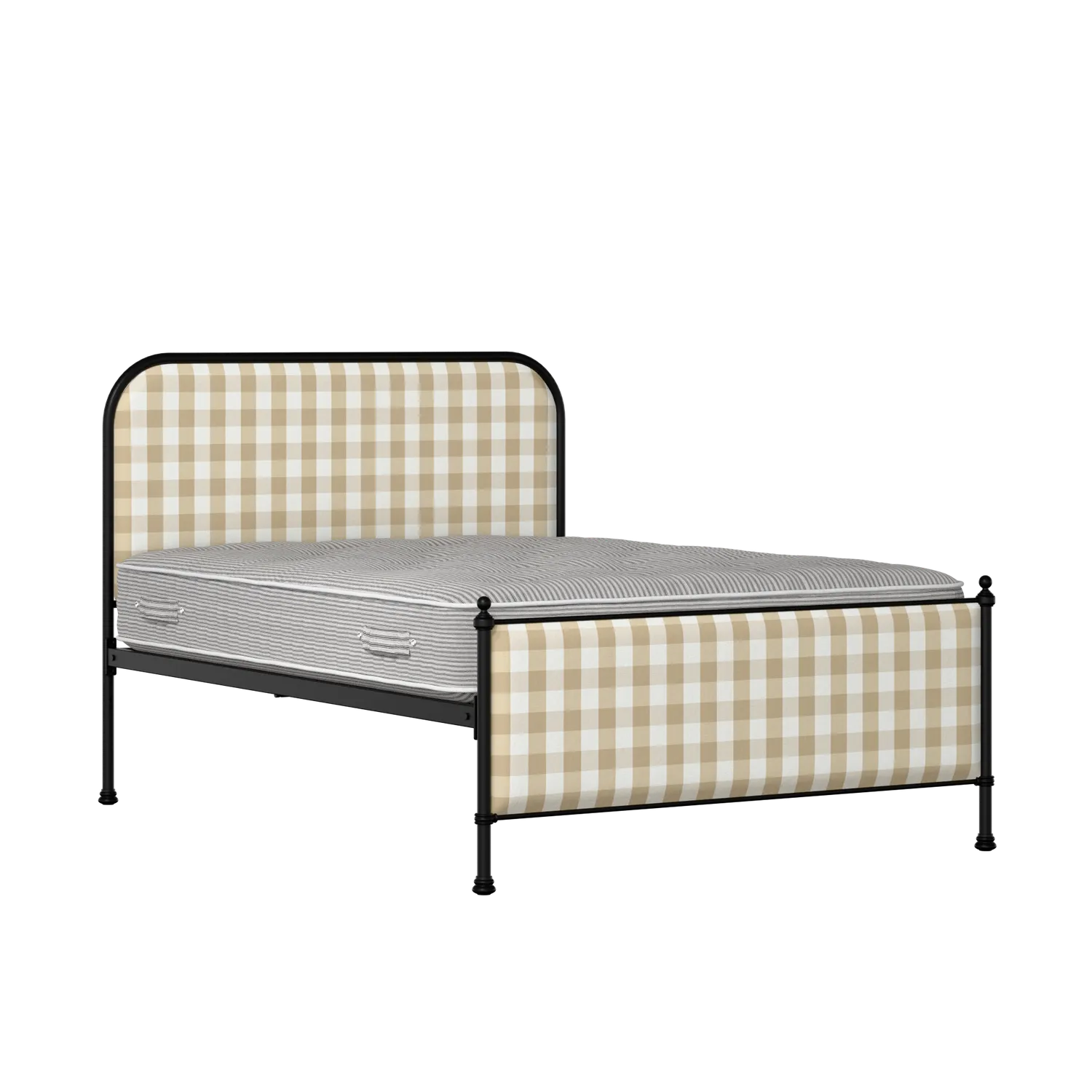 Bray Low Footend Iron/Upholstered Bed Frame The Original Bed Co UK