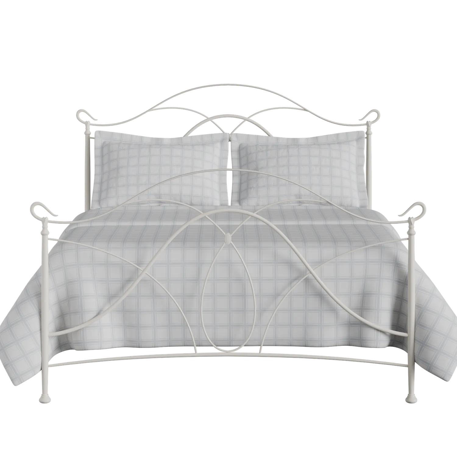 Ardo iron/metal bed in ivory