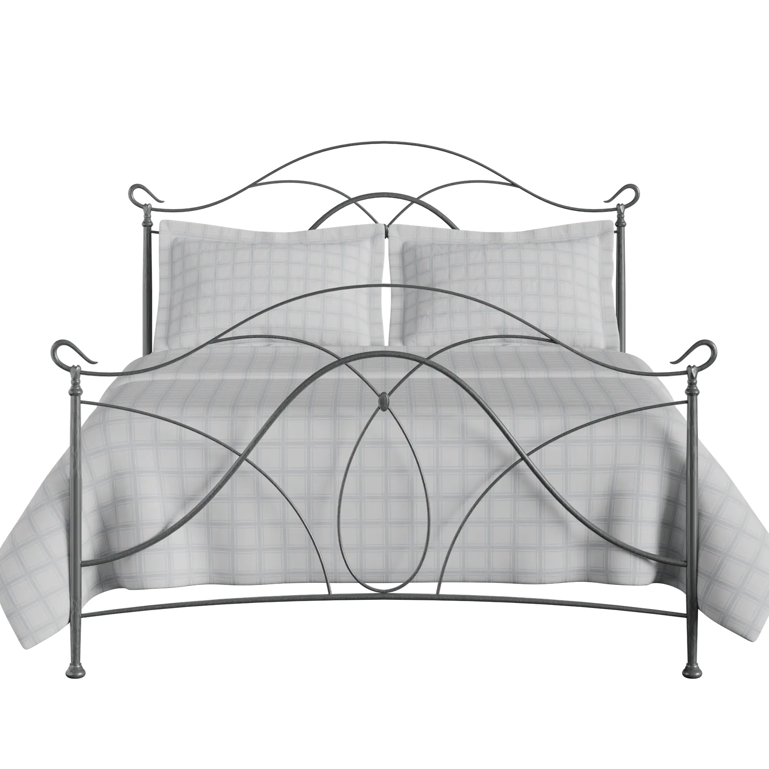 Ardo iron/metal bed in pewter