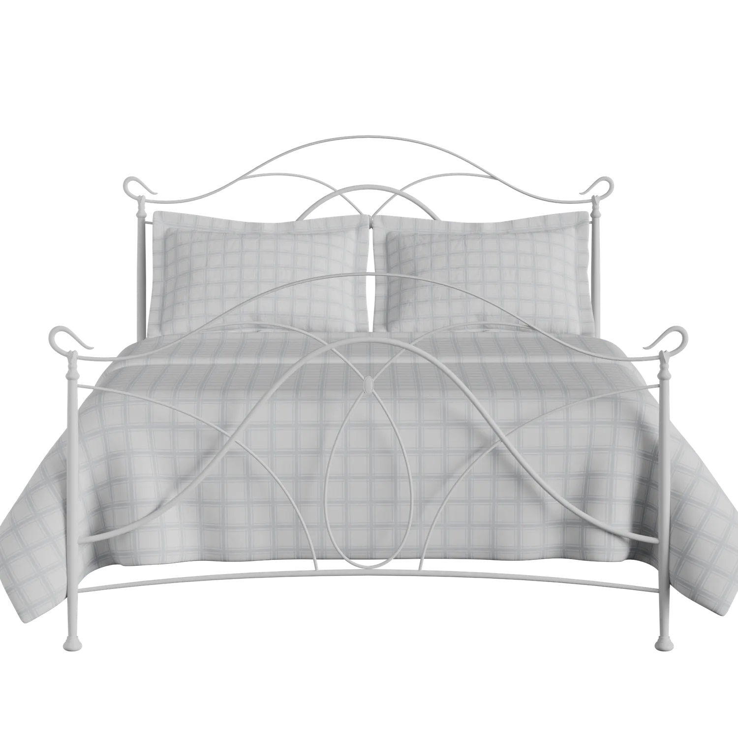 Ardo iron/metal bed in white