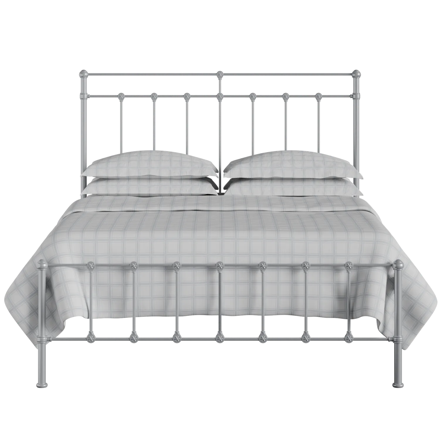 Ashley iron/metal bed in silver