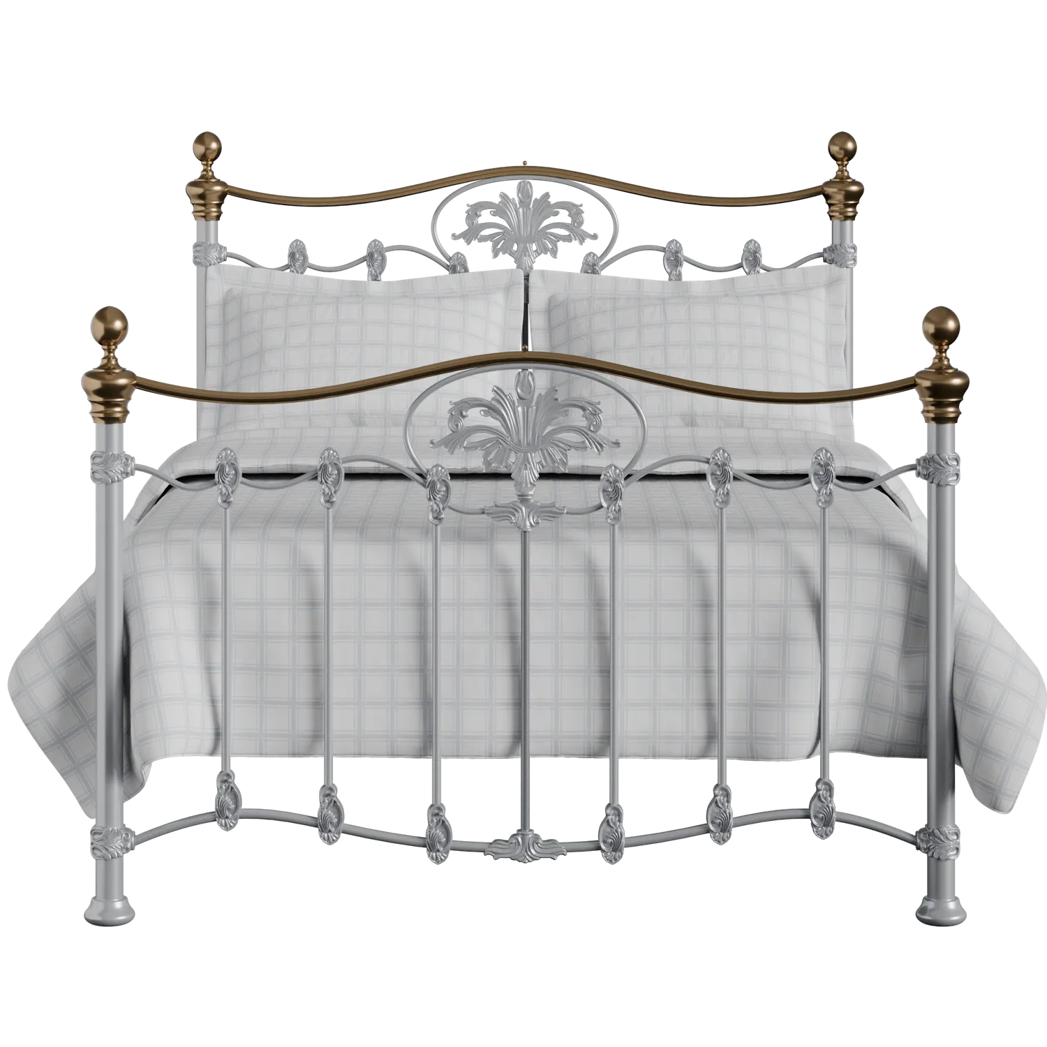 Camolin iron/metal bed in silver