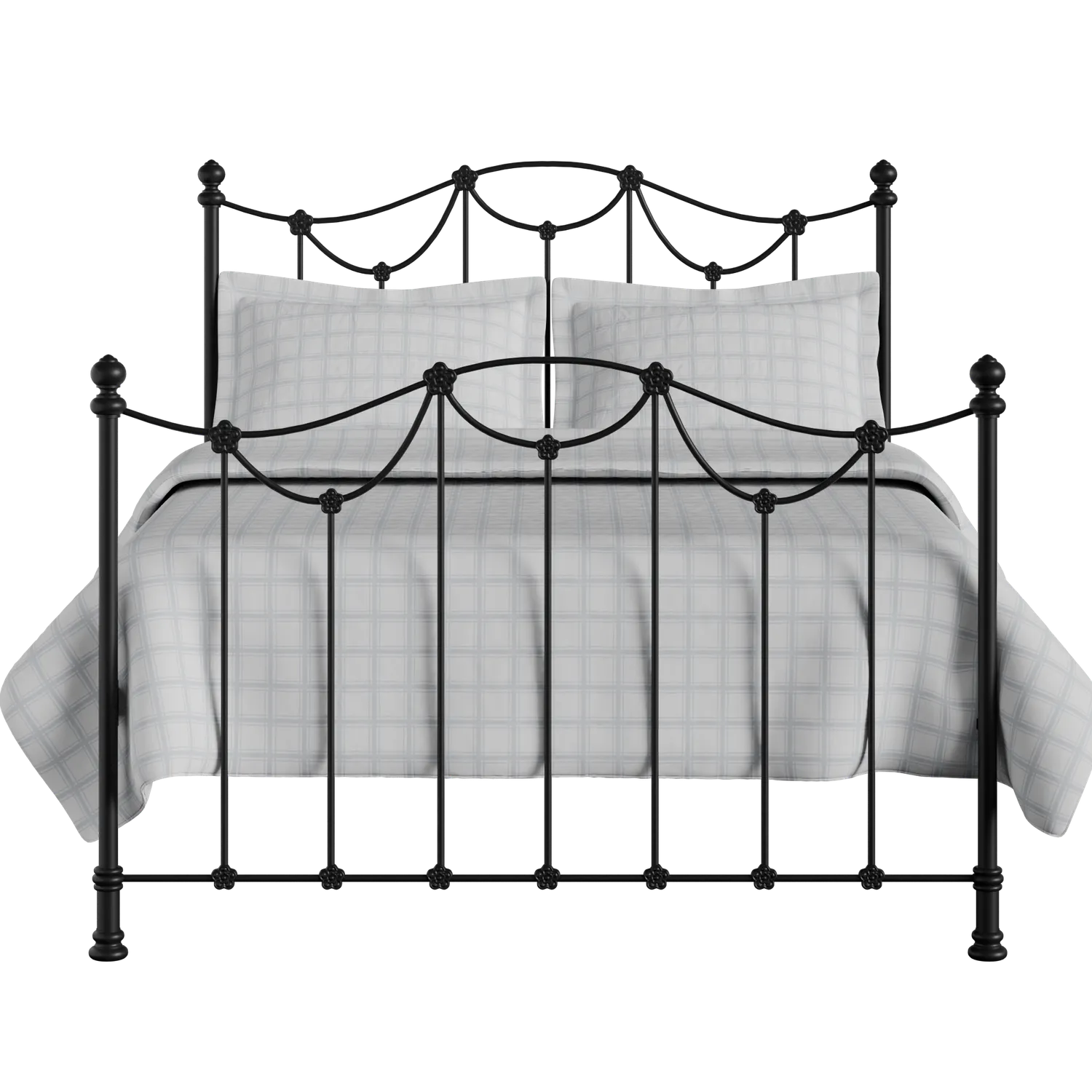 Carie iron/metal bed in black