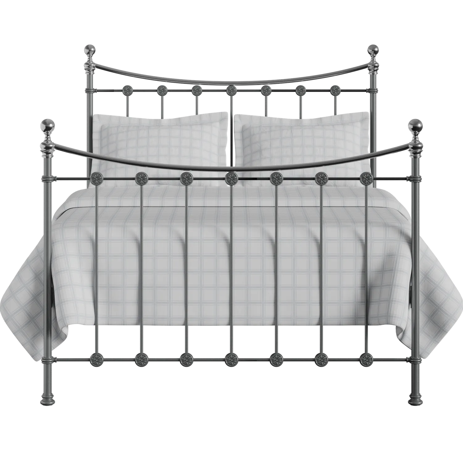 Carrick Chromo iron/metal bed in pewter