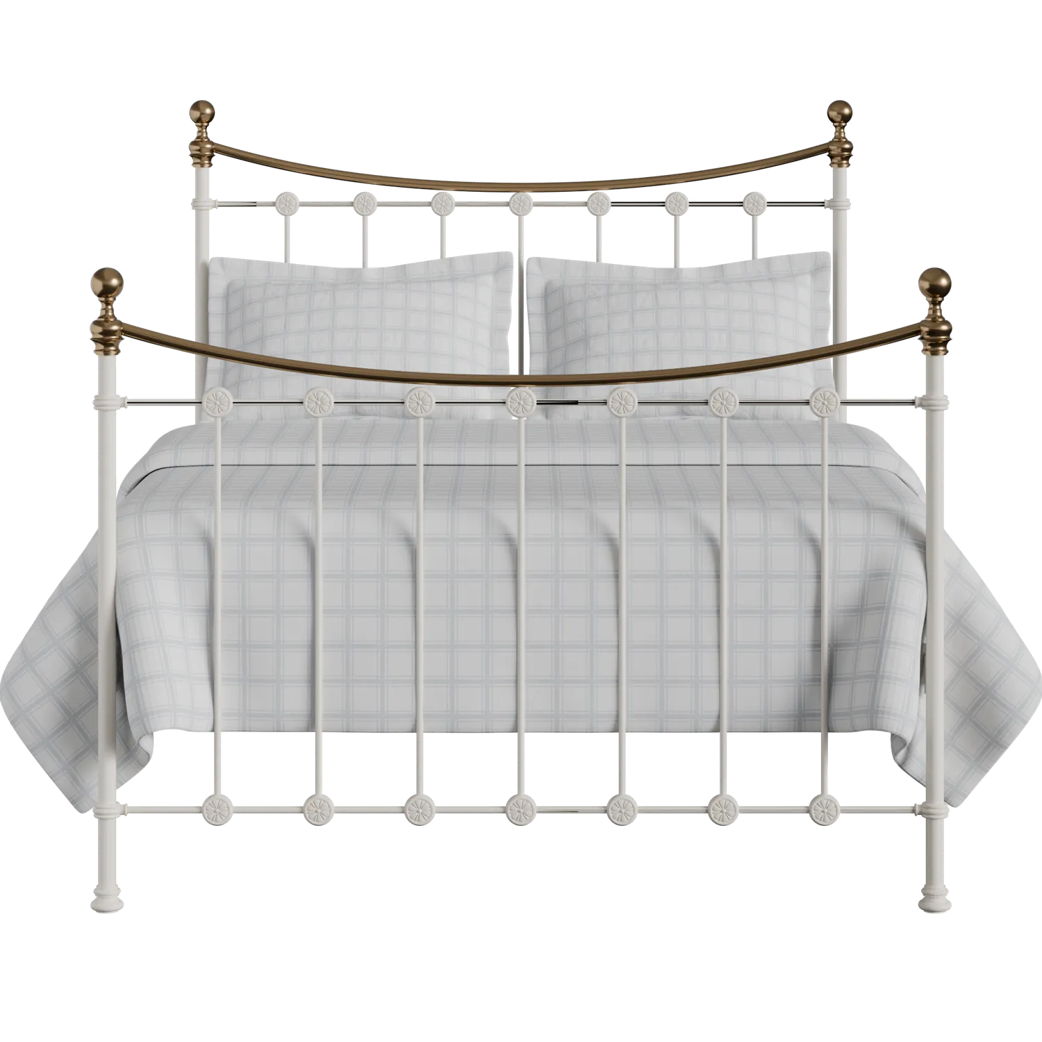 Carrick iron/metal bed in ivory