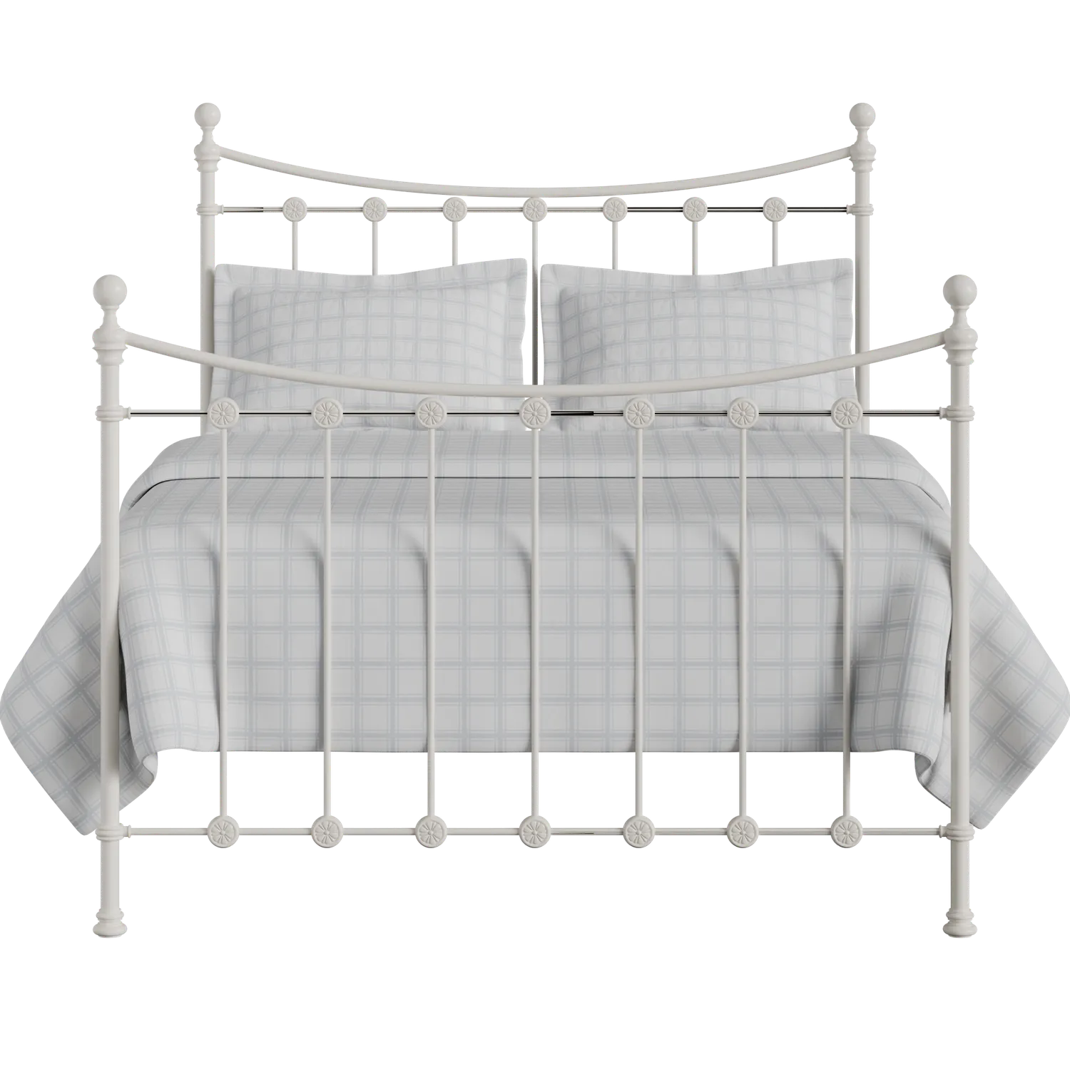 Carrick Solo cama de metal en crema