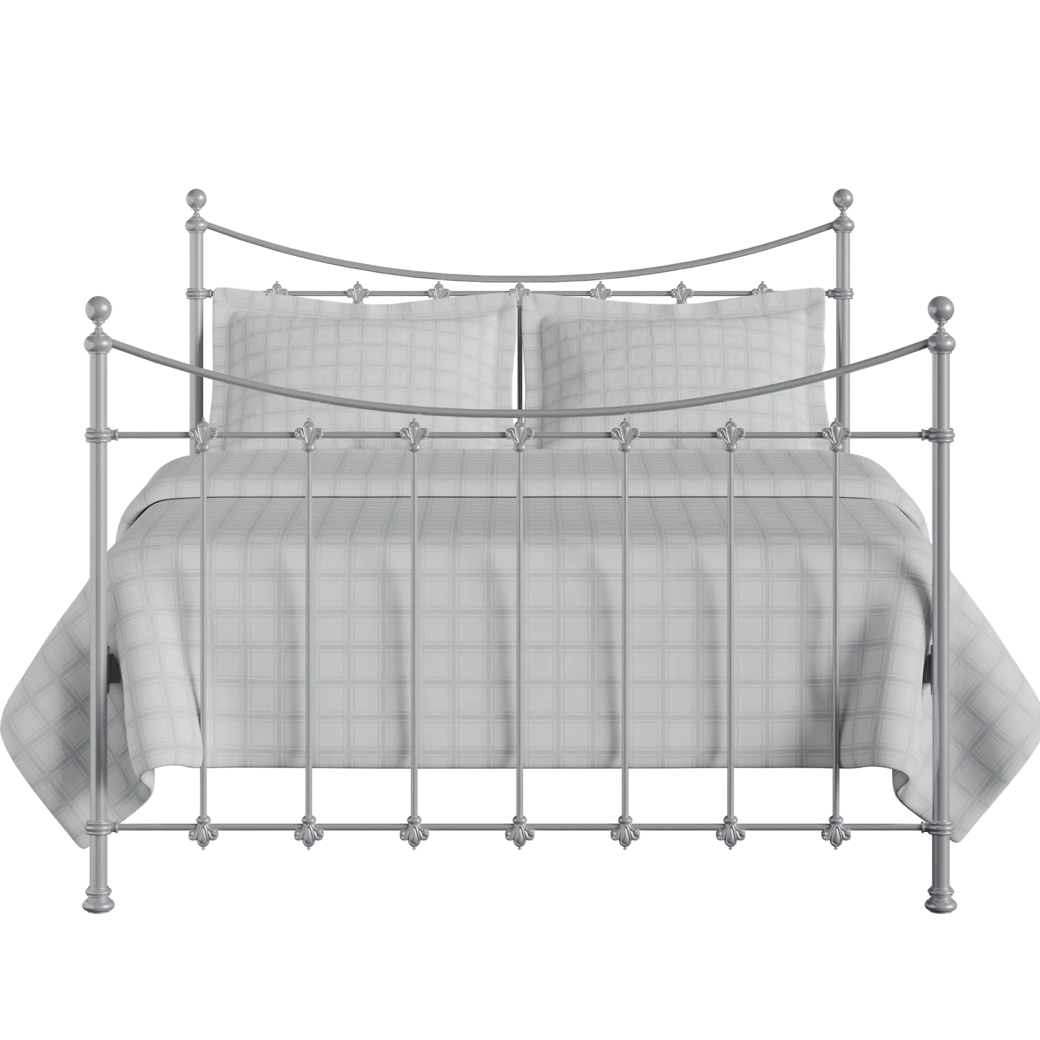 Chatsworth iron/metal bed in silver