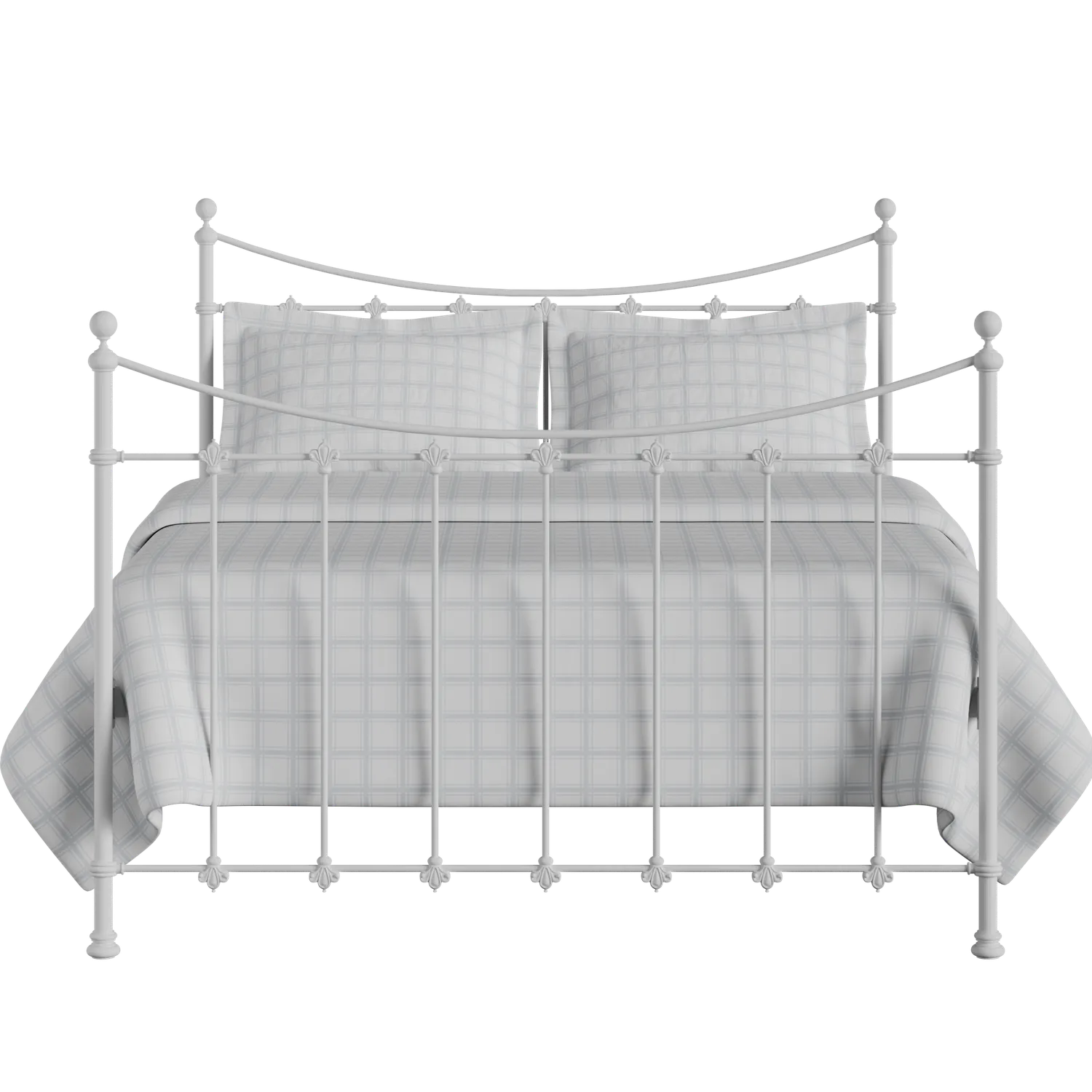 Chatsworth iron/metal bed in white