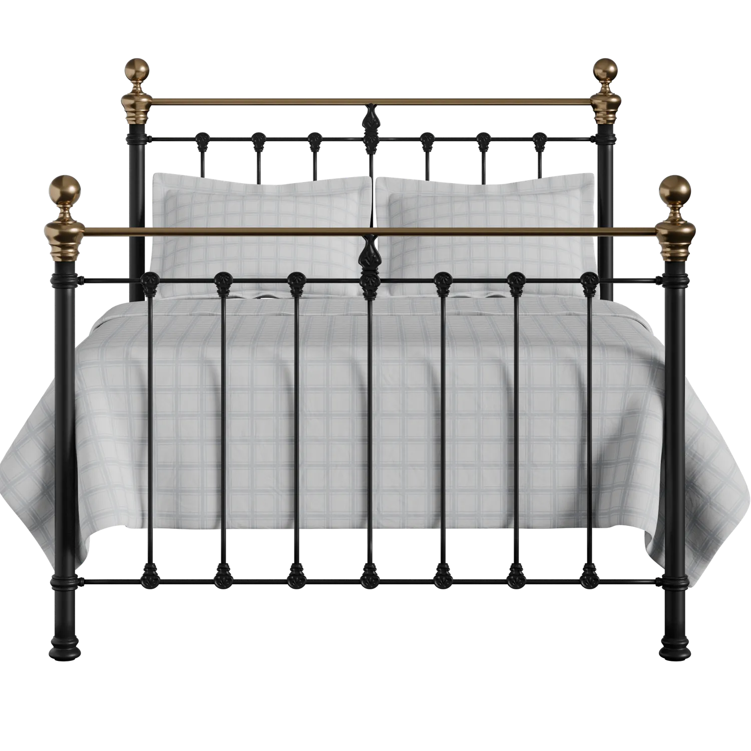 Hamilton iron/metal bed in black