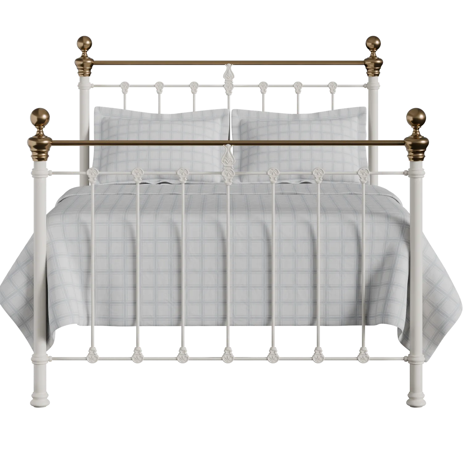 Hamilton iron/metal bed in ivory