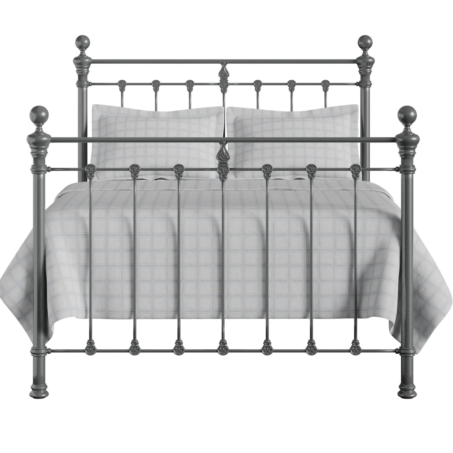 Hamilton Solo iron/metal bed in pewter