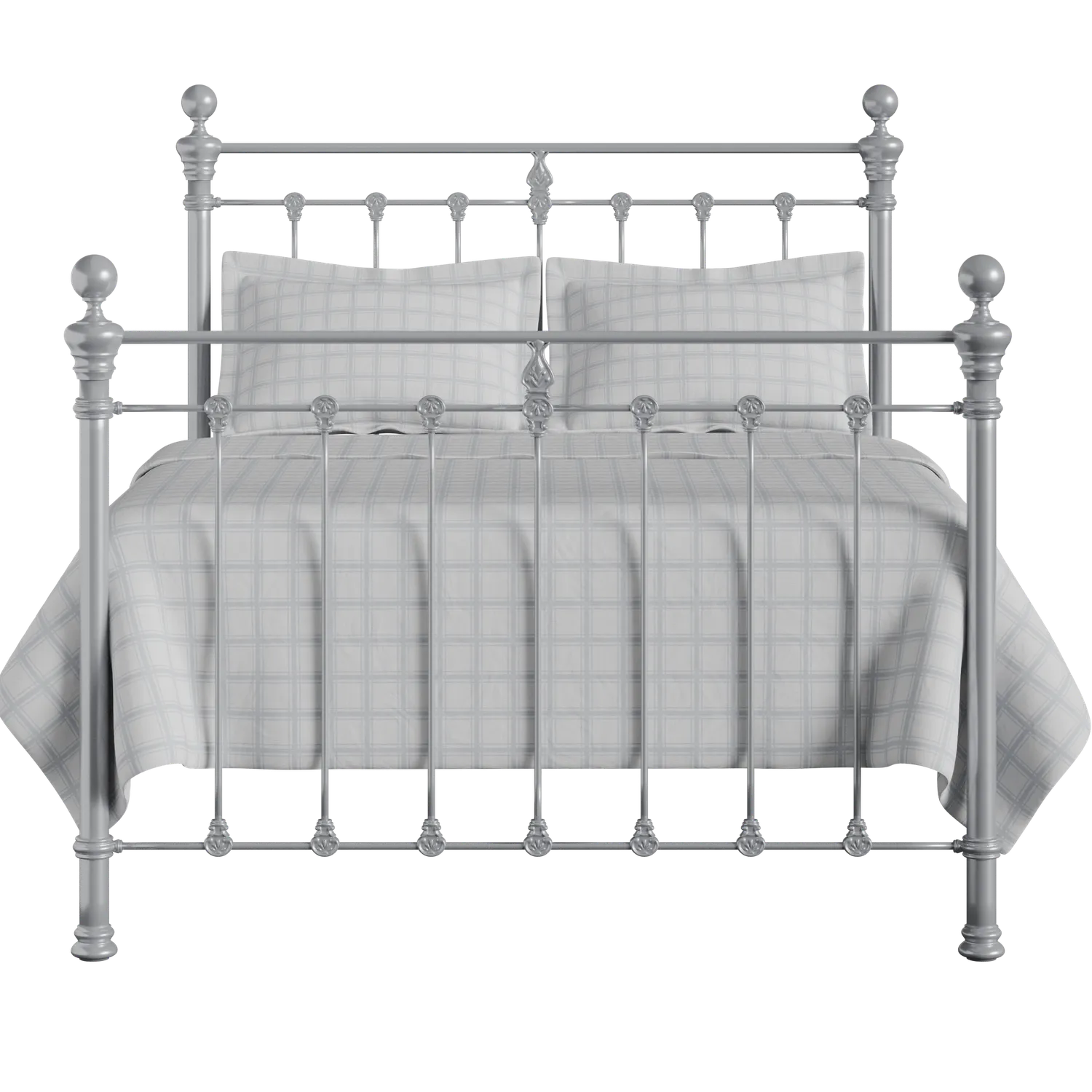 Hamilton Solo iron/metal bed in silver