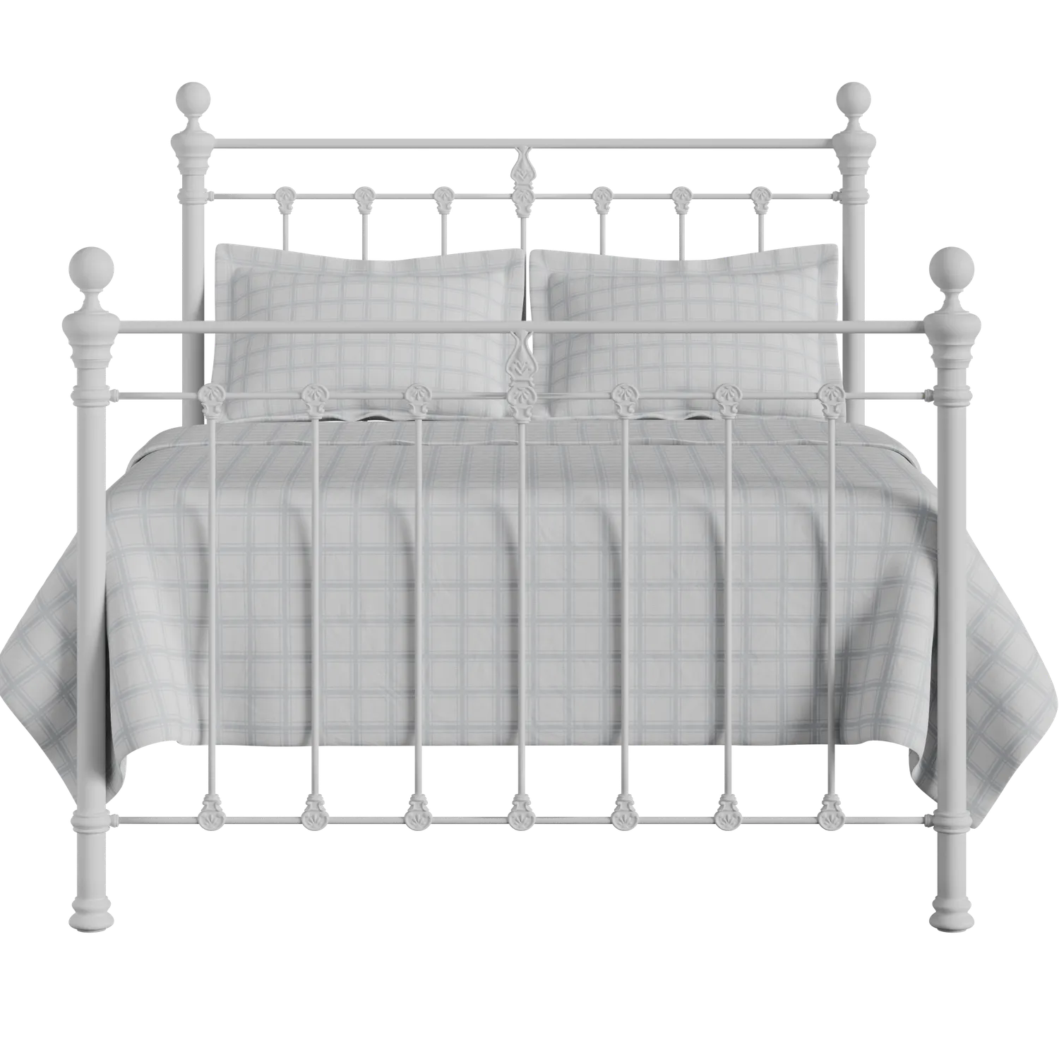 Hamilton Solo iron/metal bed in white