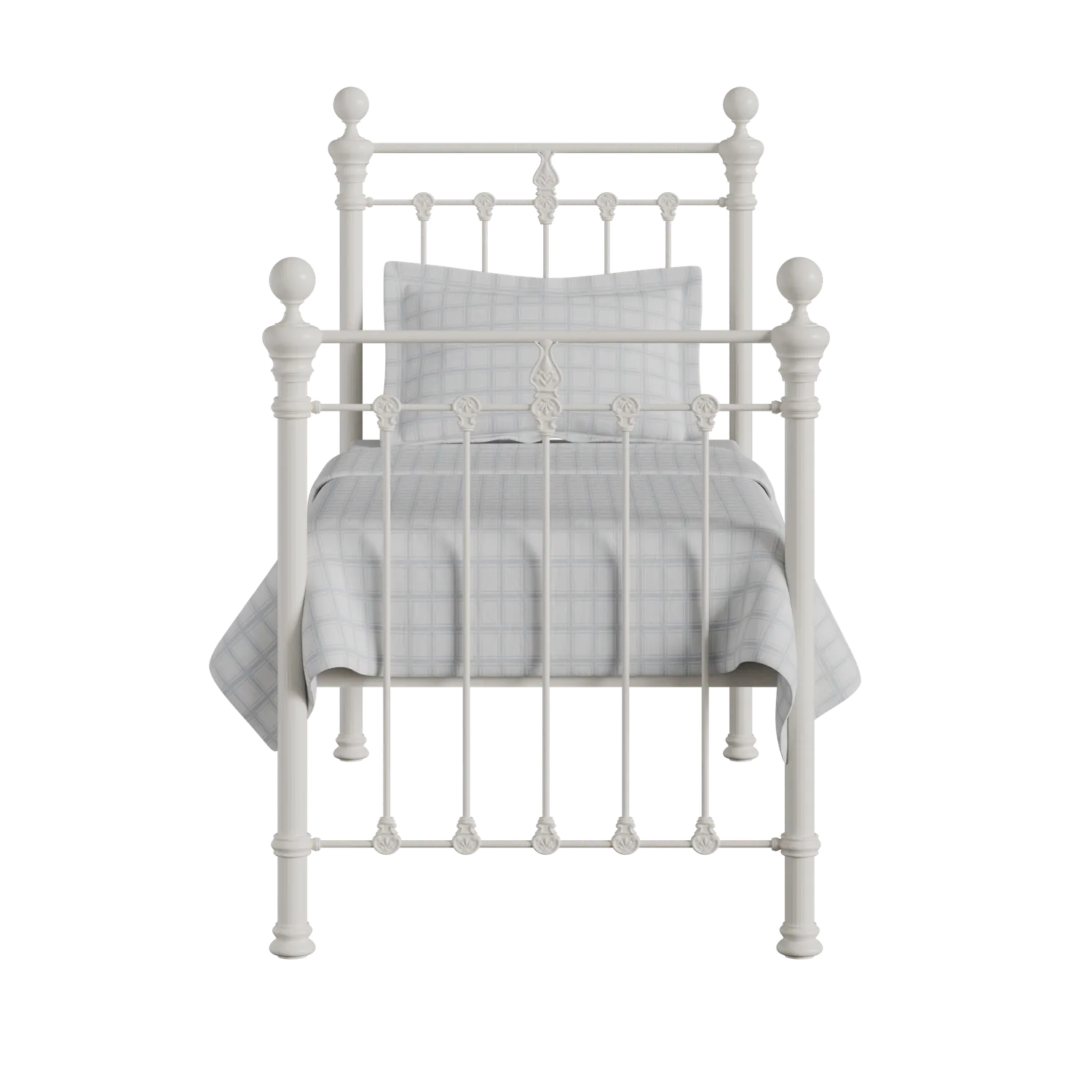 Hamilton Solo cama individual de metal en crema