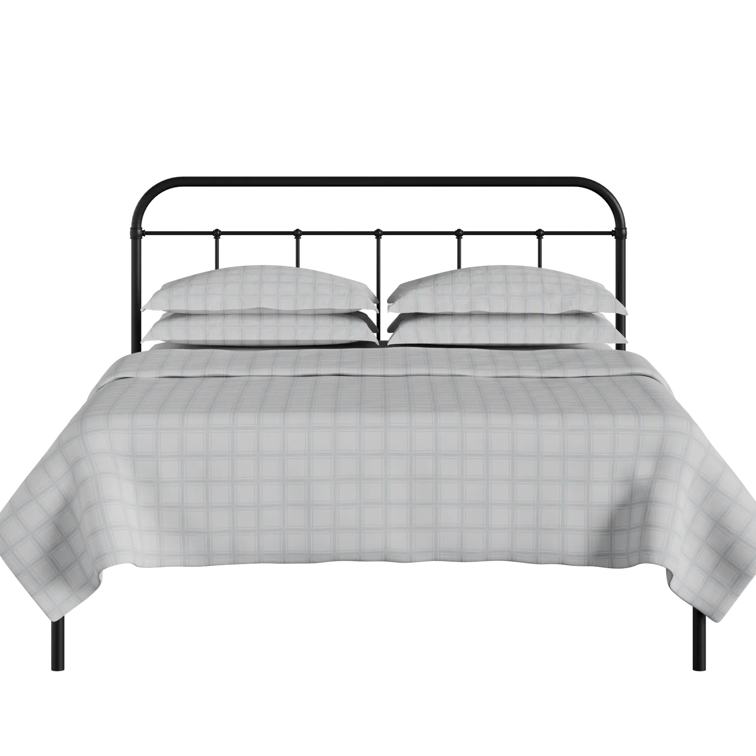 Hampton ijzeren bed in zwart